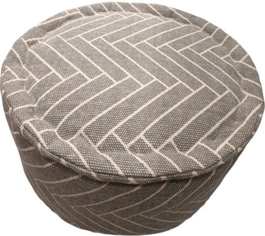 Pouf Hocker Grau 50x50x35cm
