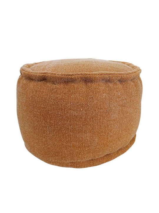 Πουφ Σκαμπό Πορτοκαλί 50x50x32cm