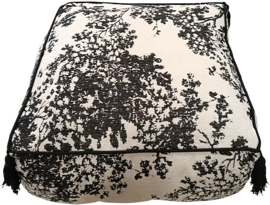 Puf Bolster Albă 45x45x25cm