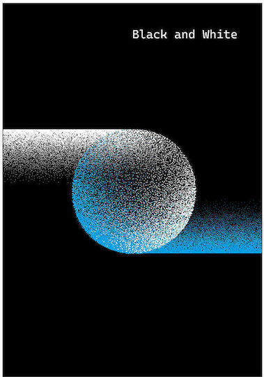 Black & White Σπιράλ Τετράδιο Ριγέ 4 Θεμάτων Dots (Διάφορα Σχέδια)