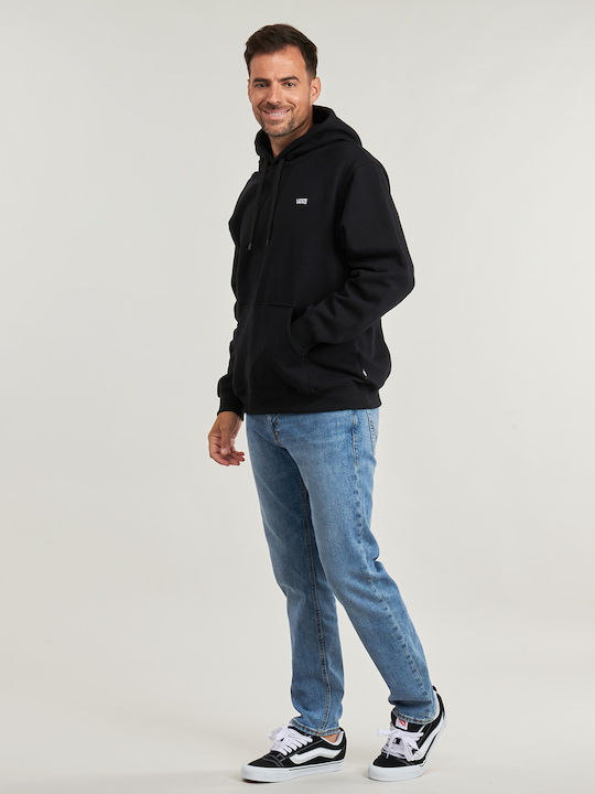 Left Chest Sweatshirt mit Kapuze Schwarz