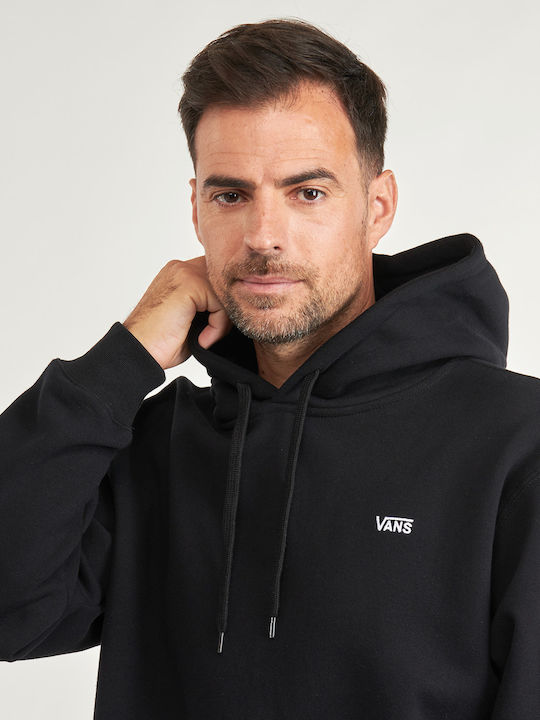 Left Chest Sweatshirt mit Kapuze Schwarz