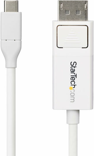 StarTech VGA male to VGA male White 1.9m Cable (CDP2DP2MBW)