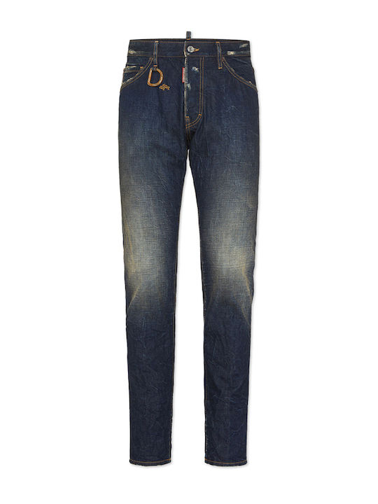 Cool Guy Men's Jeans Pants with Slim Fit Blue
