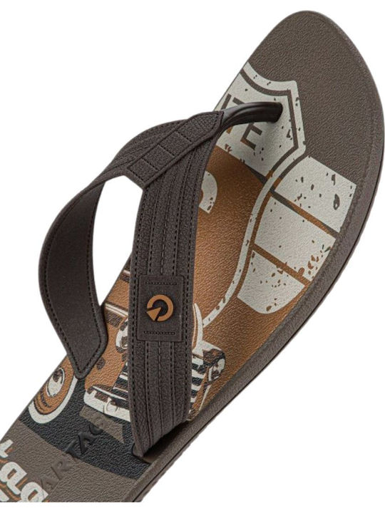 Ανδρικά Flip Flops Καφέ
