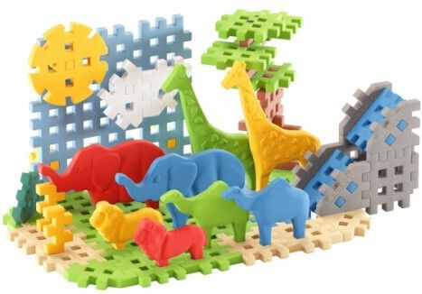 Marioinex Блокчета Animals Savanna за 3+ години 50бр