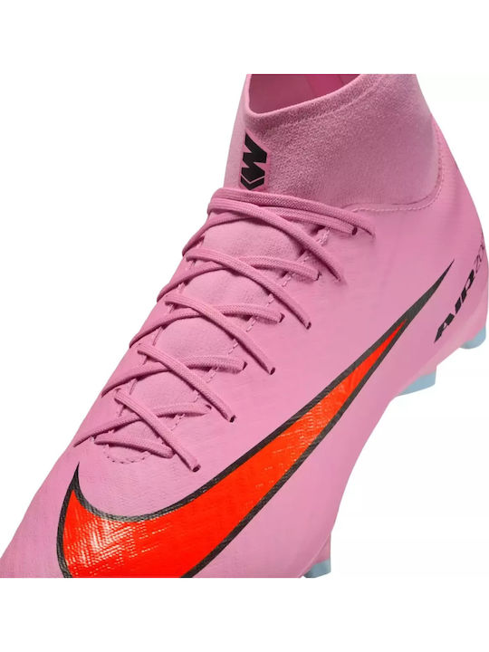 Nike Mercurial Superfly 10 Academy Football Shoes with Cleats Pink