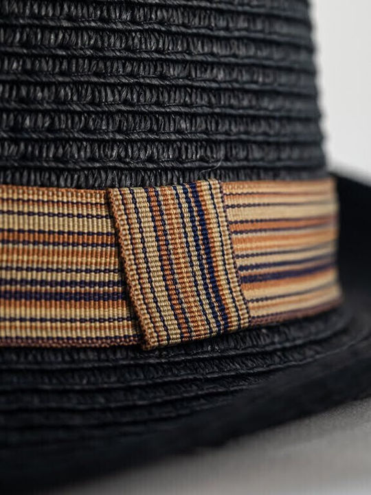 Brims and Trims Καπέλο Fedora Black