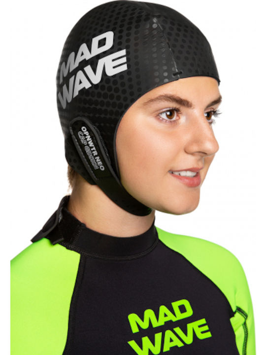 Mad Wave Openwater Neoprene Swimming Cap Glideskin L Xl 58-64cm Mad Wave Black