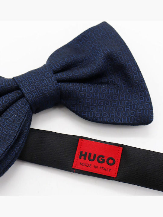 Hugo Fliegen Schleife All Over Logo Schleife Blau