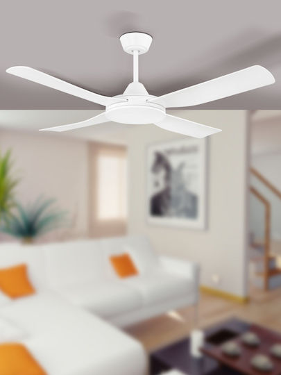 Eglo Bondi 48 Ανεμιστήρας Οροφής 122cm Λευκός