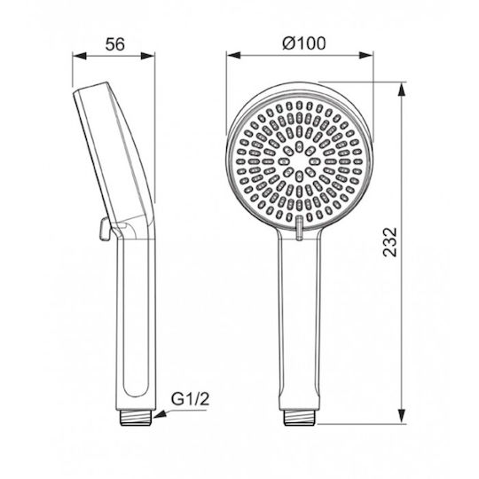 Ideal Standard Idealrain Telefon de duș
