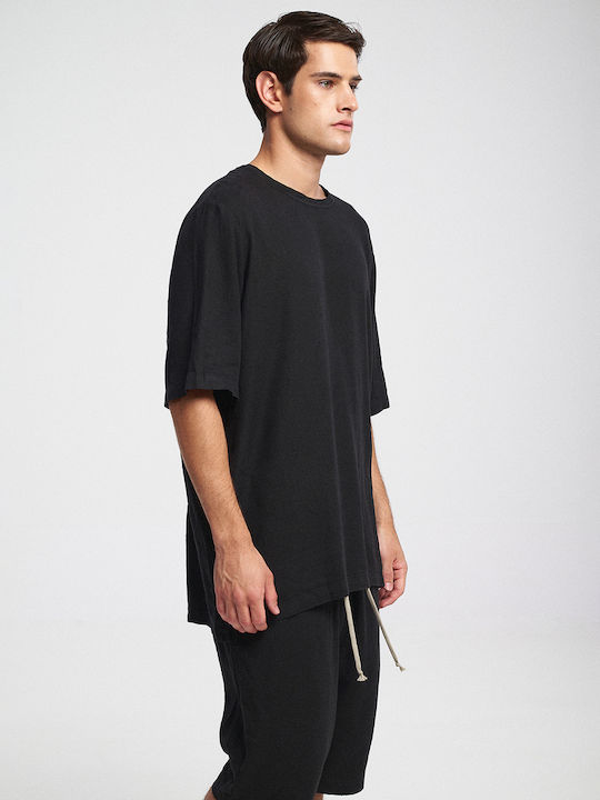 T-shirt Μαύρο