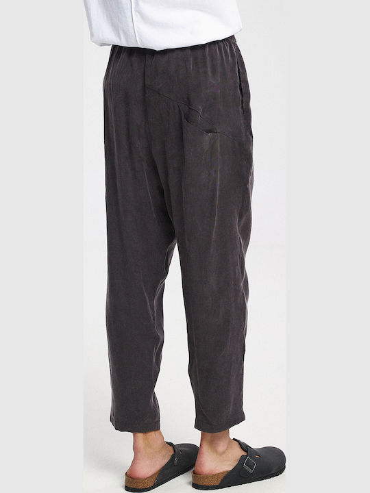 Παντελόνι σε Relaxed Εφαρμογή Dark Grey