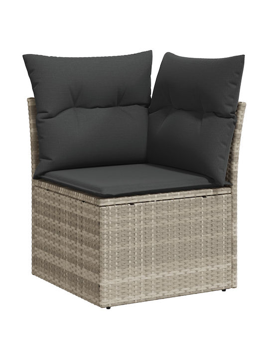 Zweisitziges Sofa Außenbereich Rattan 55x55x37cm