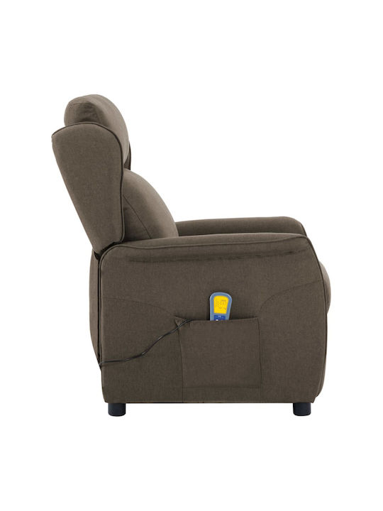 Relax Massage Armchair Ecru 93.5x67.5x101.5cm