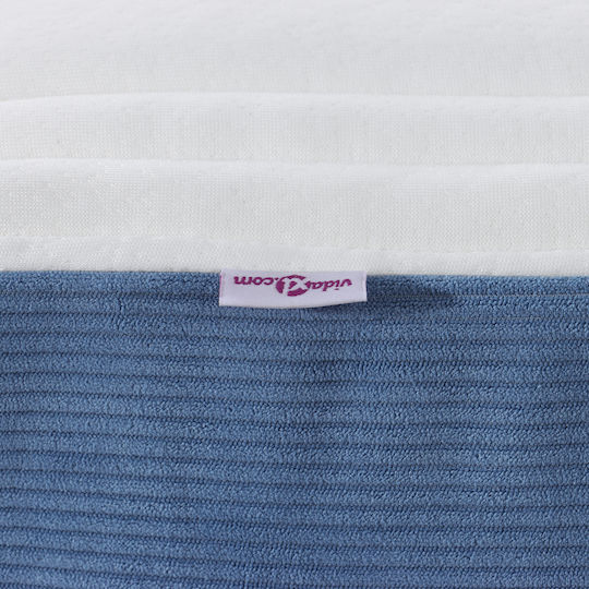 vidaXL Single Ergonomic Mattress 100x200x20cm with Independent Springs