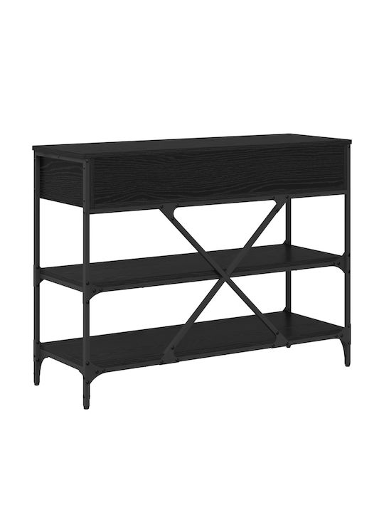 Wooden Console Table Black L100xW34.5xH75cm