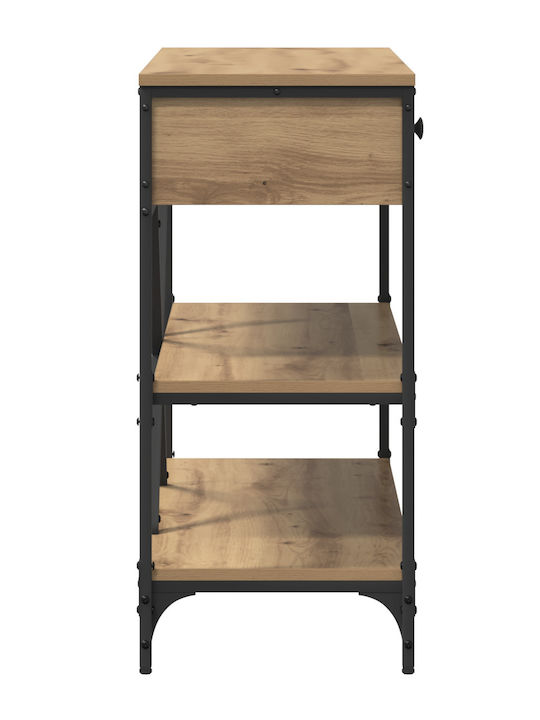 Wooden Console Table Walnut L100xW34.5xH75cm