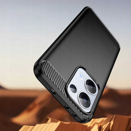 Spacecase Carbon Back Cover Silicone Black (Oppo Reno13 5G)