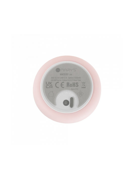 Mary's Led Kids Decorative Lamp Pink 16x11.1x11.1εκ.