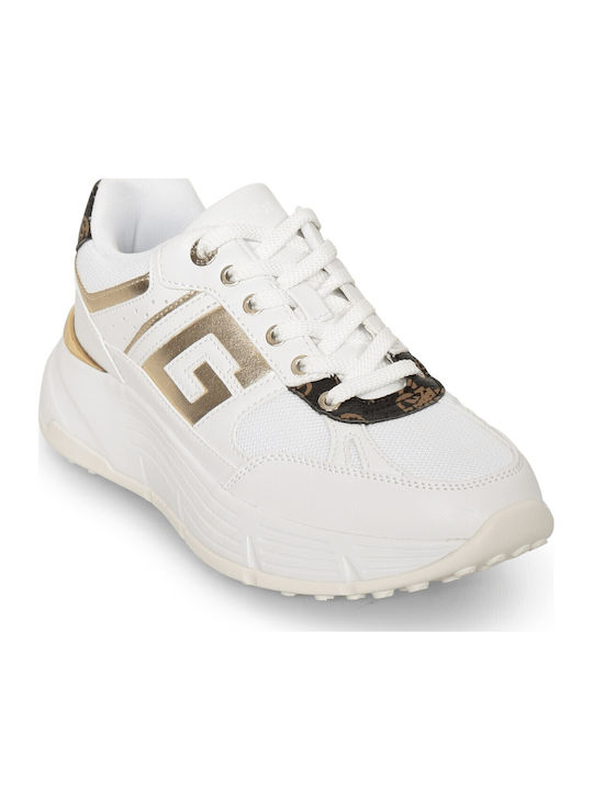 Damen Chunky Sneakers Weiß