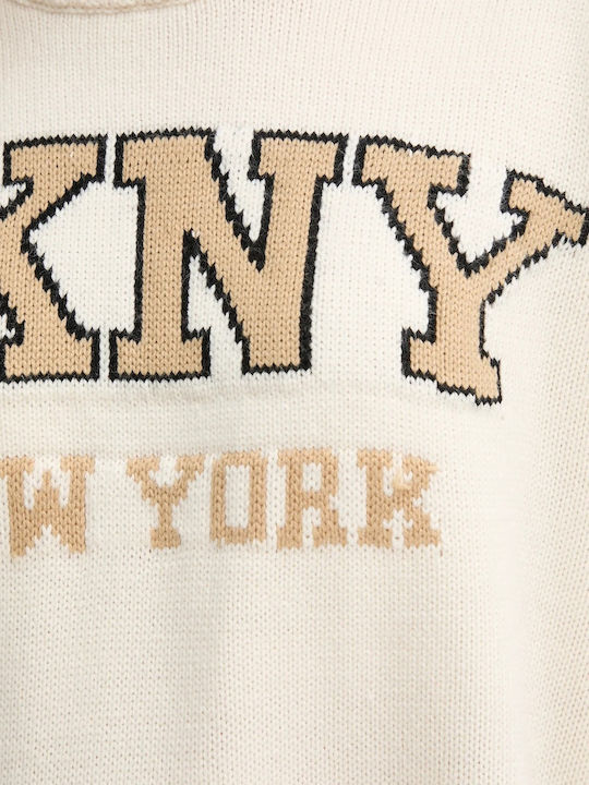 Damen Langärmeliges Pullover Beige