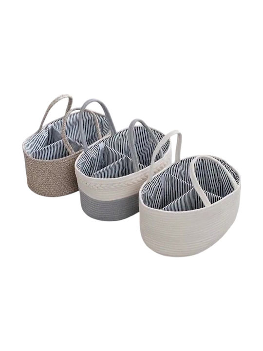 Queen Mother Nursery Storage Basket Gray