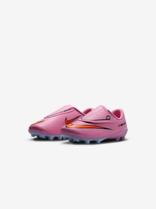 Mercurial Vapor 16 Club MG Kids Soccer Cleats And Shoes Molded Pink