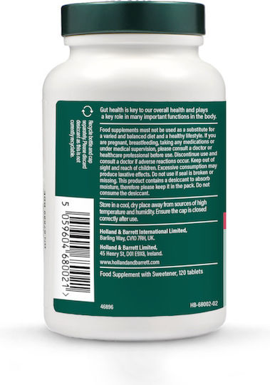 Holland & Barrett 3 Billion Live Friendly Bacteria Probiotice 120 tablete masticabile Căpșună