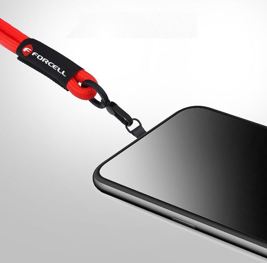 Forcell Wrist Strap for Mobile Phones Red