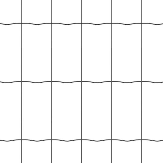 European Grey Fence 0.6x25 M Iron