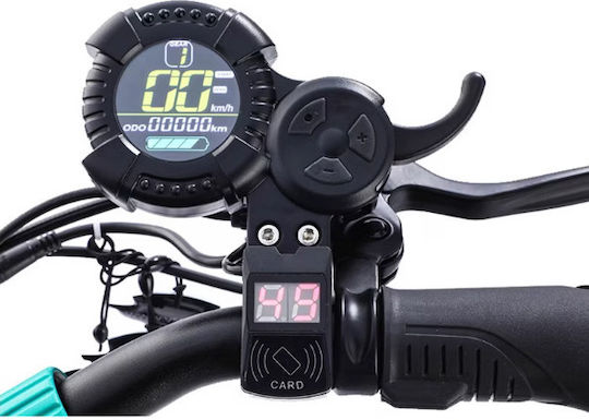 Vsett Electric Scooter with 45km/h Maximum Speed and 50km Autonomy in Black Color