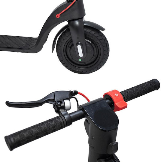 Devron Electric Scooter with 25km/h Max Speed and 30km Autonomy in Black Color