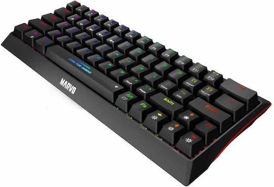 Marvo Hecate 61WR Wireless Gaming Mechanical Keyboard 60% with RGB lighting (English US)