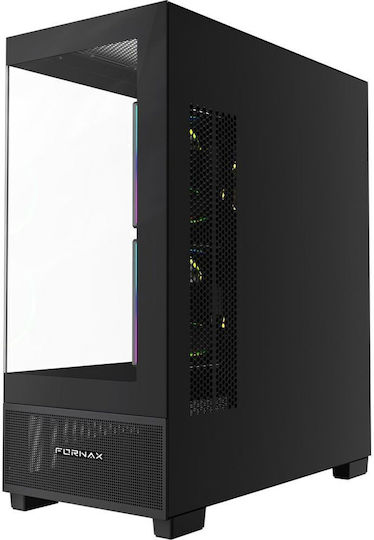 Gembird CCC-FC-X550 Midi Tower Компютърна Кутия Черна
