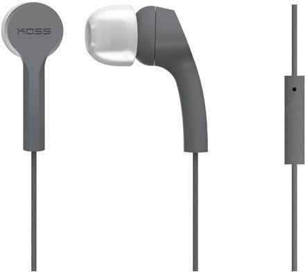 Koss Keb9igry Headphones Wired In-ear Microphone Gray