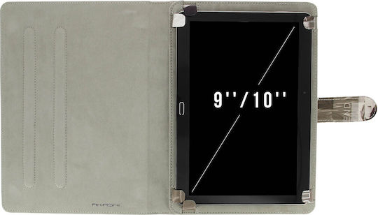Akashi Husă Tip Folio Design Hollywood Pentru Tablete 9'' Până la 10'' Steagul SUA