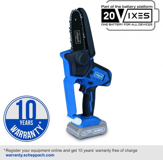 Scheppach Battery Chainsaw Solo 20V 1.03kg