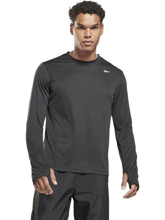 Long Sleeve Tech Αθλητικό T-shirt Night Black