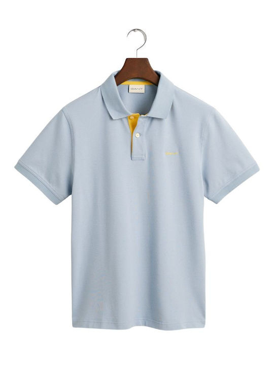 Polo Short Sleeve Blouse Dove Blue