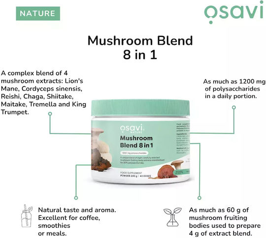 Osavi Mushroom Blend 8 in 1 200gr