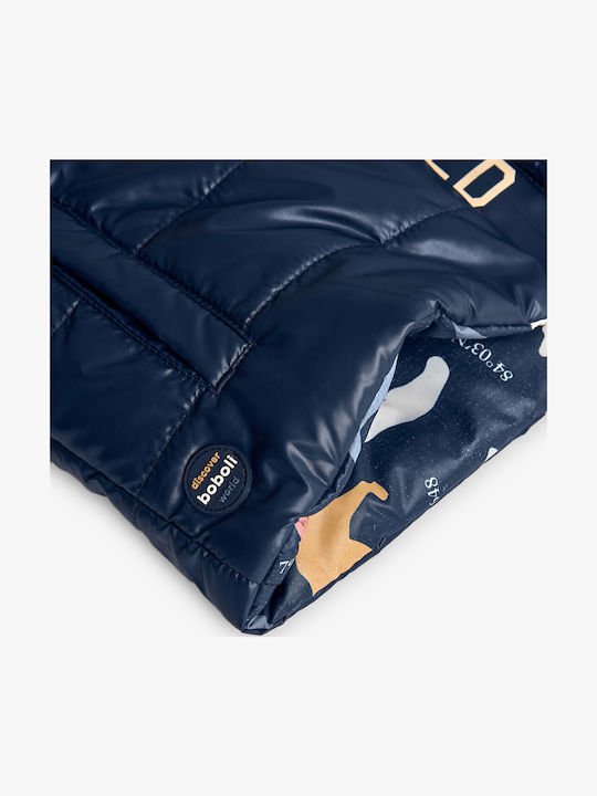 Kids' Casual Jacket Double Sided with Hood Blue