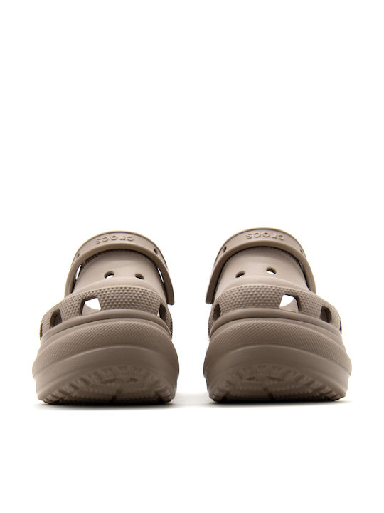 Crocs Bae Damen Clogs Braun