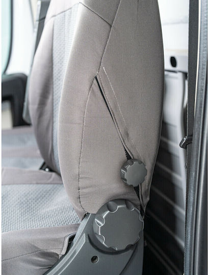 Lampa Car Seat Covers Headrests 3 Rows of Seats Dark Gray Color Sedili Set Medium Large Lampa 1 Piece L5503.2
