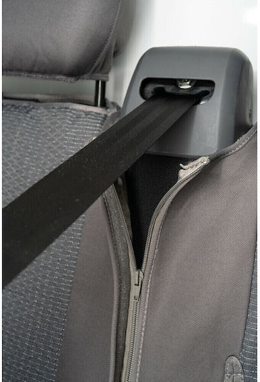 Lampa Car Seat Covers Headrests 3 Rows of Seats Dark Gray Colour Sedili Set Medium Lampa 1 Piece L5502.9