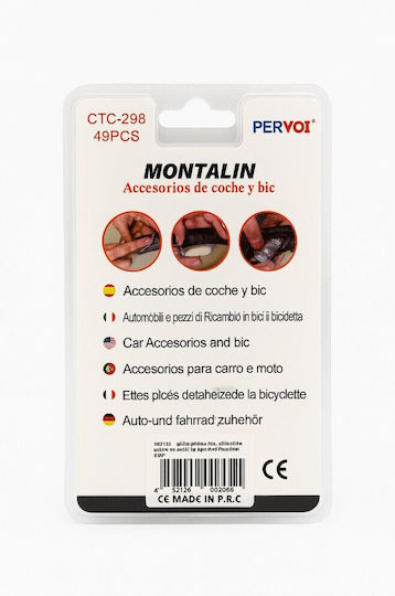 Kit De Reparare A Anvelopelor Pentru Motocicletă Ctc-298 000182 49 Bucăți Auto Gs 99047