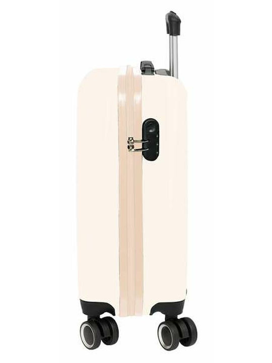 Safta Children's Cabin Travel Suitcase White with 4 Wheels Height 55cm