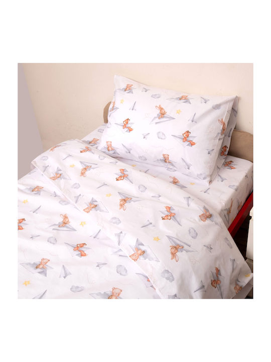 Viopros Hook Crib Duvet White 120x160cm