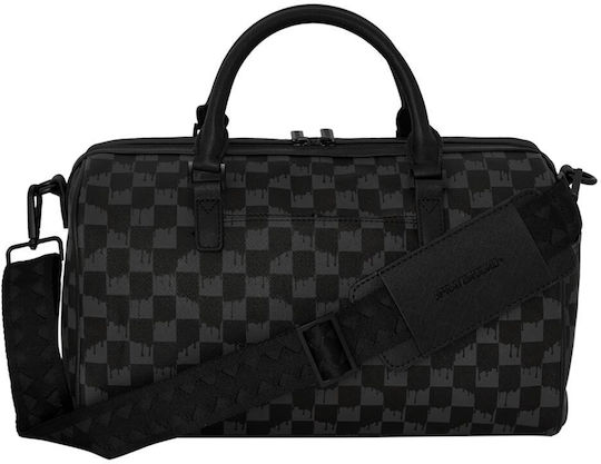 Sprayground Sharks In Paris Σακ Βουαγιάζ Μαύρο από Δερματίνη Μ32xΠ15xΥ24εκ.